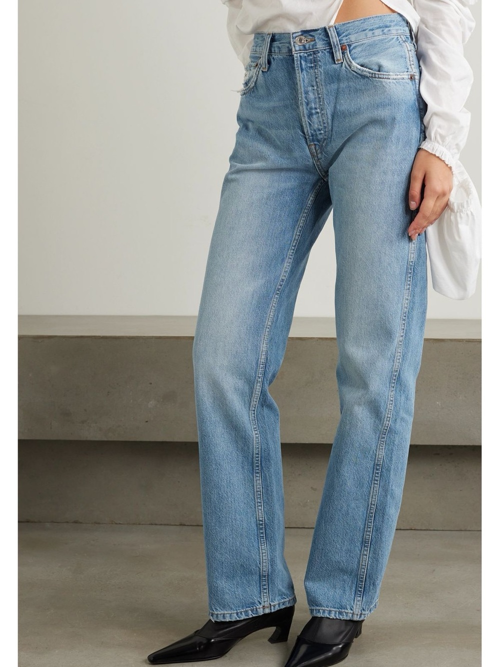 Re/Done 90s High Loose Jeans - Picture 1 of 8
